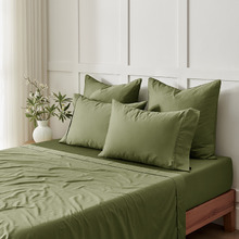 Rhys 400TC Cotton Sateen European Pillowcases (Set of 2)
